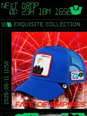 Goorin Bros “Fate of Empires” Eagle Hat Royal Blue LE: 250 AMERICA Thursday Drop